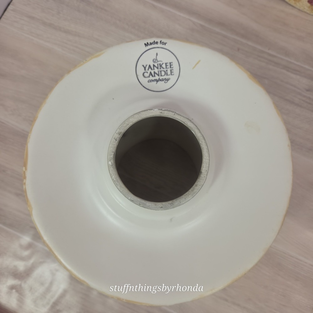 Yankee Candle Lighthouse Sandcastle Beach Ceramic LG Jar Topper Shade With Plate - Picture 7 of 10